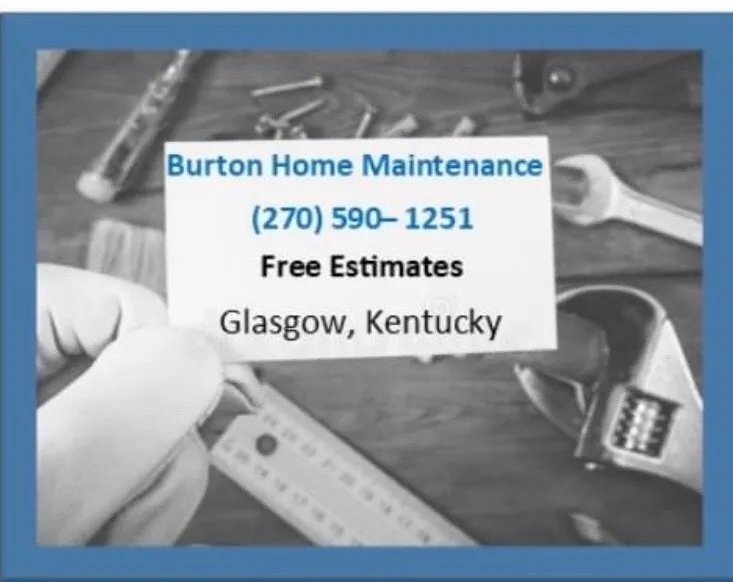 Slide of Burton’s Home Maintenance