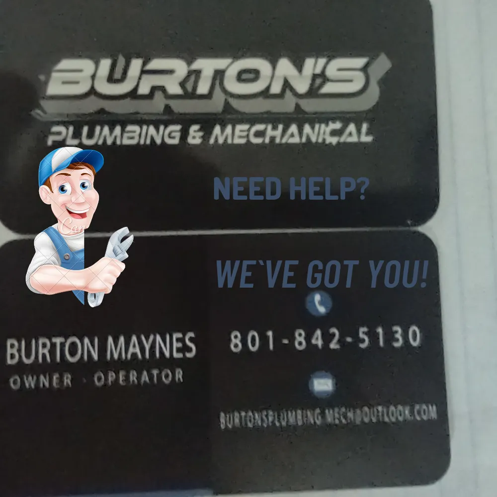 Slide of Burton's plumbing & Mechanical