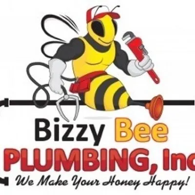 Busy Bee Drain Cleaning And Plumbing Service Logo