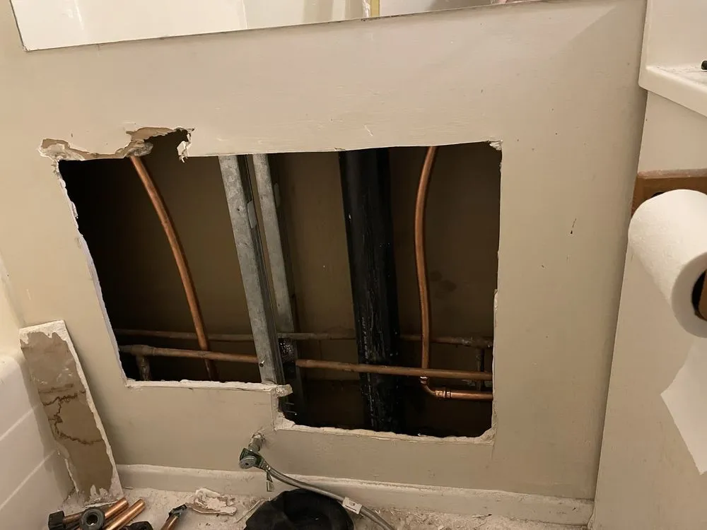 Slide of Butter Plumbing