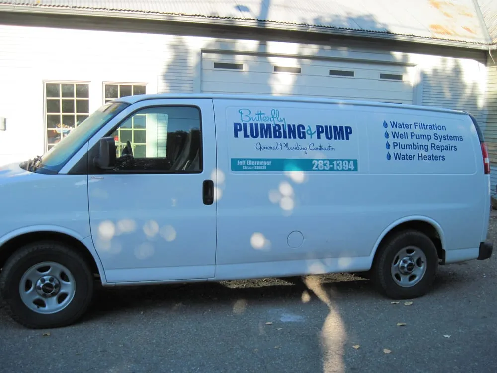 Slide of Butterfly Plumbing and Pump