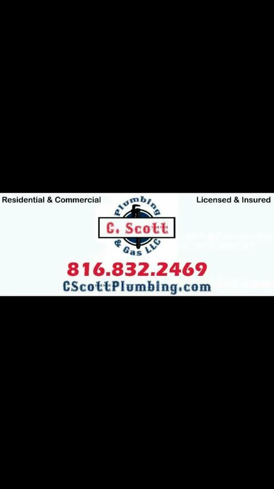 Slide of C Scott Plumbing and Gas