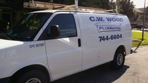 C W Wood Plumbing Logo