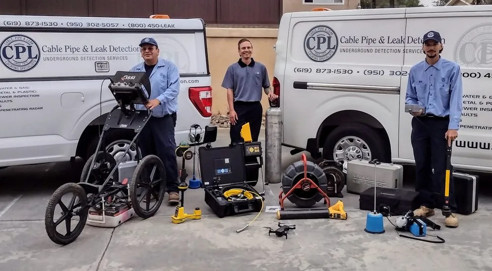 Slide of Cable Pipe & Leak Detection