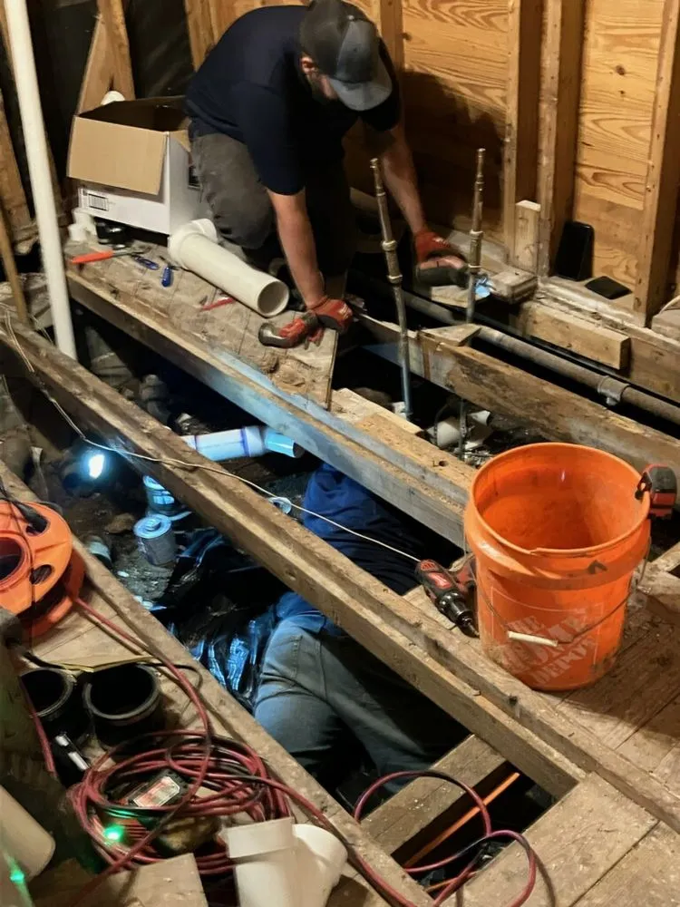 Slide of Cable's Plumbing