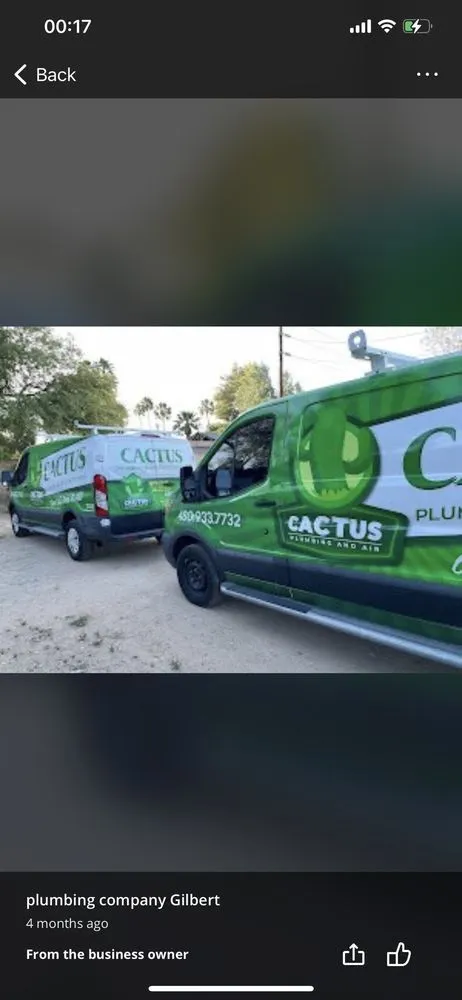Slide of Cactus Plumbing And Air