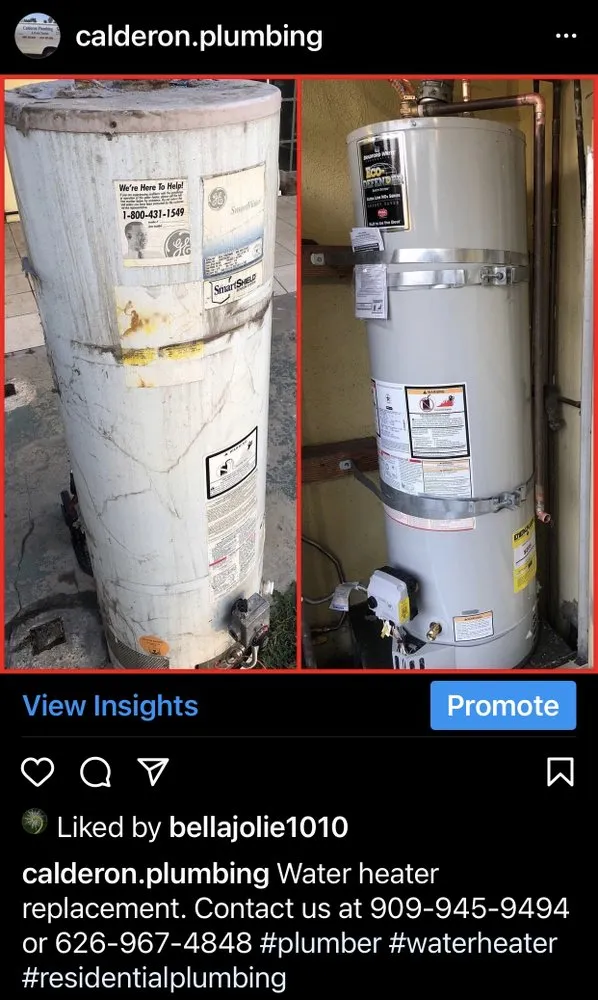 Slide of Calderon Plumbing & Drain Services