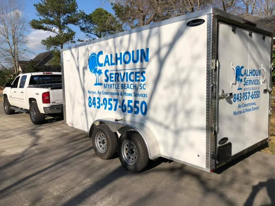 Slide of Calhoun Services