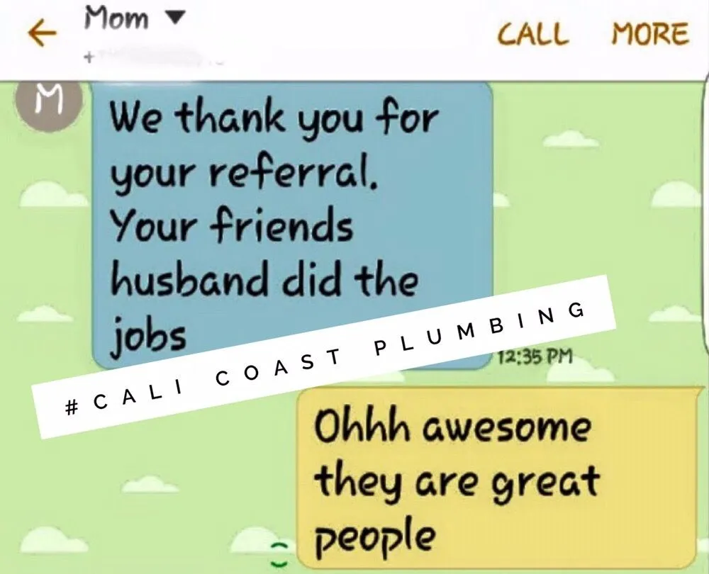 Slide of Cali Coast Plumbing