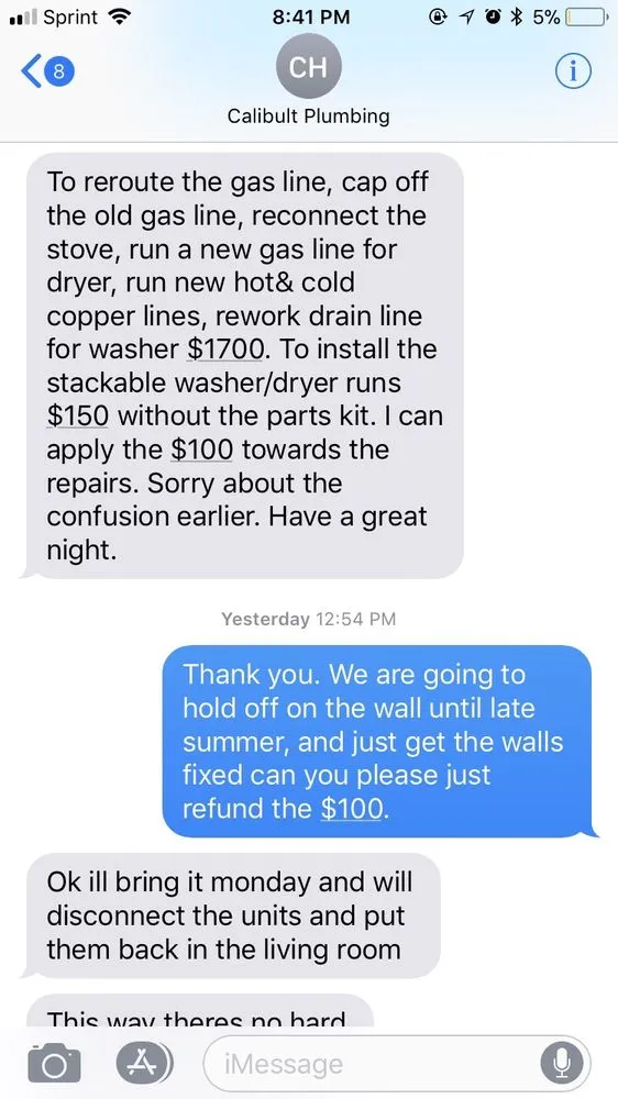 Slide of Calibet Plumbing