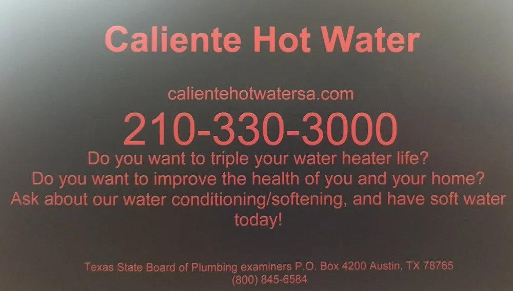 Slide of Caliente Plumbing Heating & Air