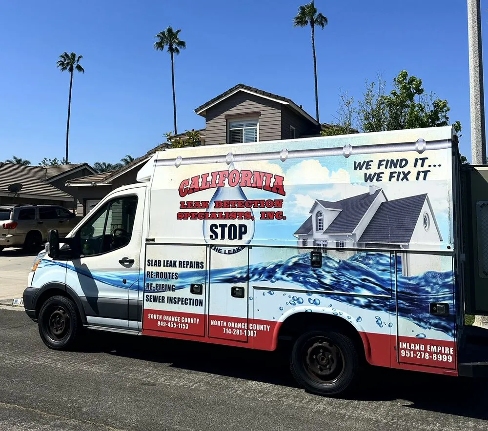 Slide of California Leak Detection Specialists