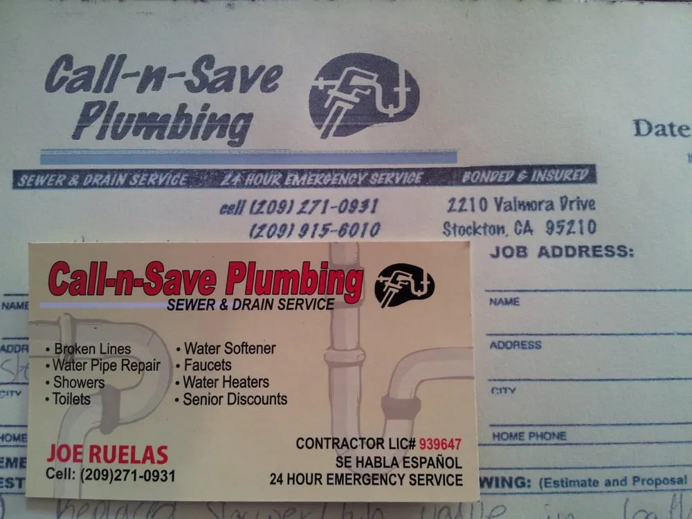 Slide of Call & Save Plumbing