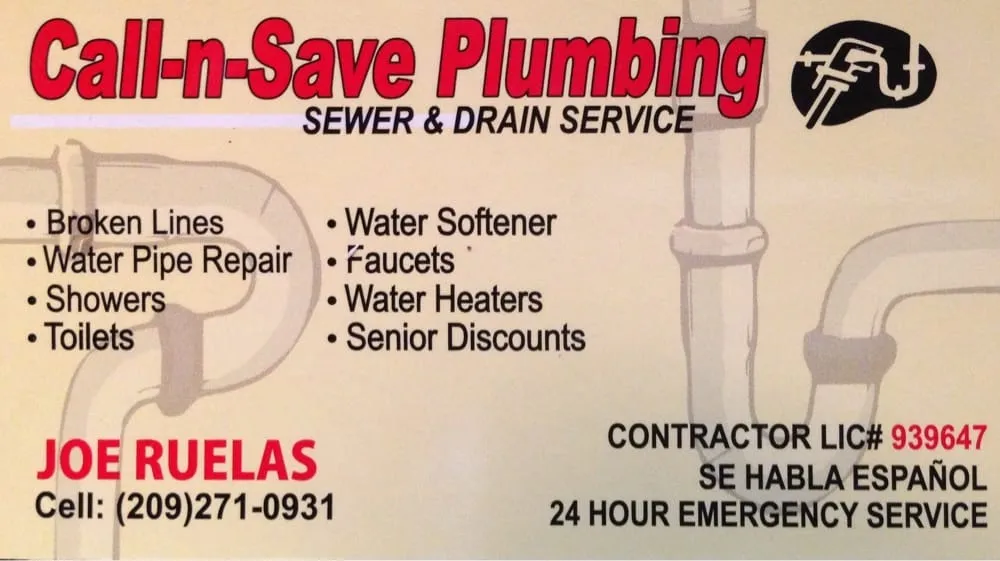 Slide of Call & Save Plumbing