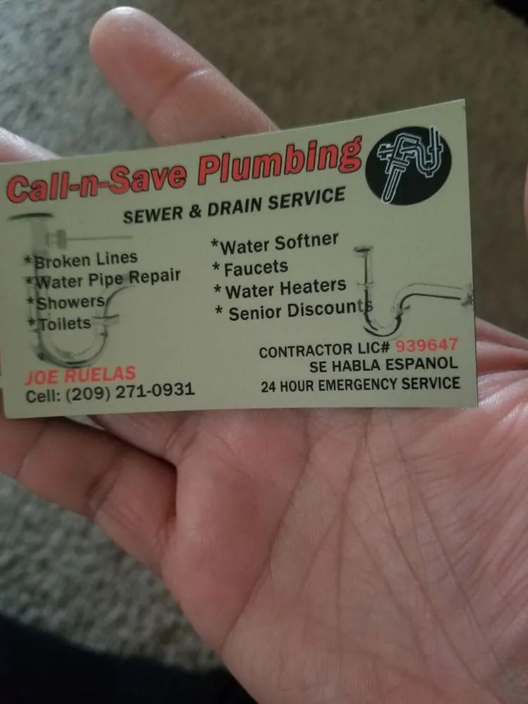 Slide of Call & Save Plumbing