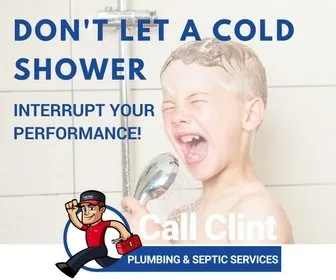 Slide of Call Clint Plumbing