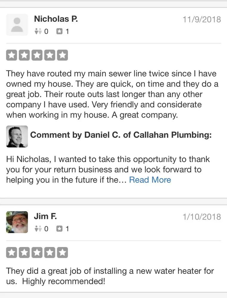 Quality drain cleaning in Bartlett, IL by Callahan Plumbing & Irrigation