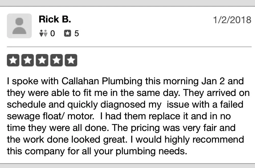 Slide of Callahan Plumbing & Irrigation