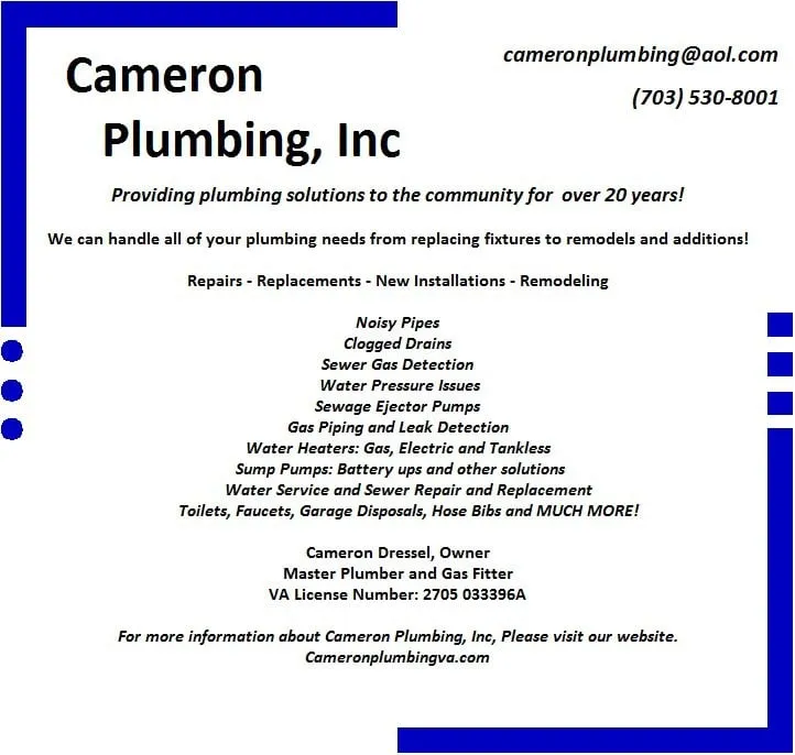 Slide of Cameron Plumbing