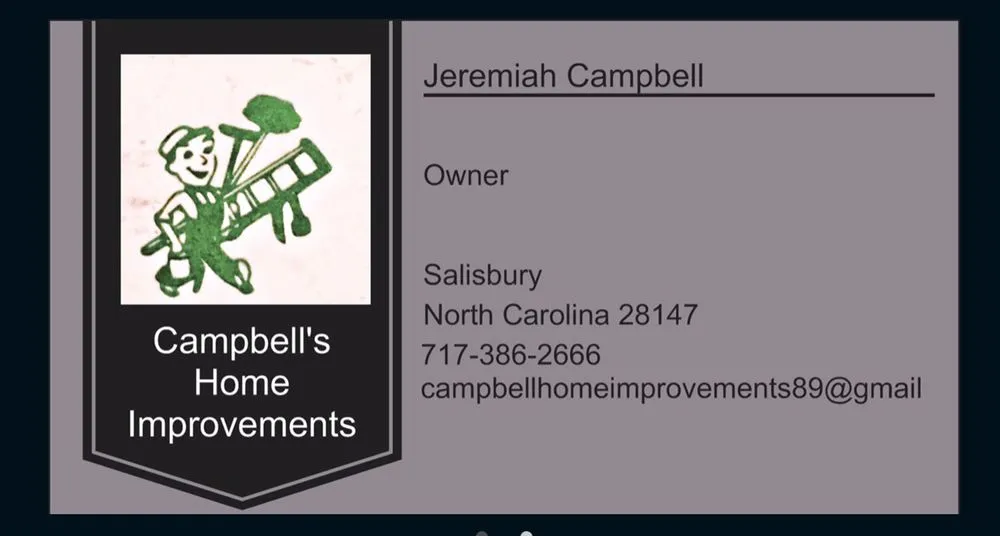 Slide of Campbell's Home Improvements