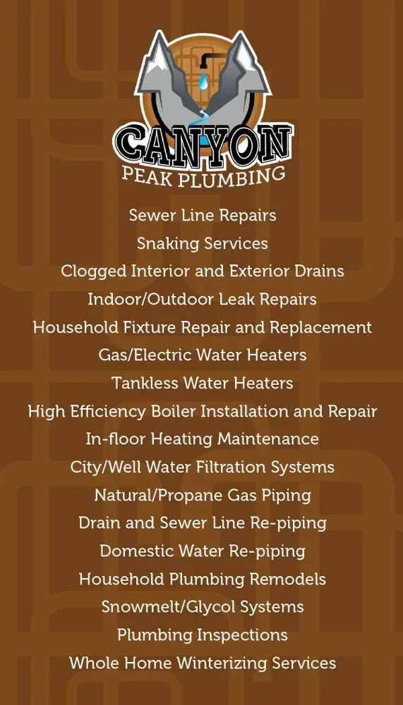 Expert plumbing repair for homes in Hesperus, CO by Canyon Peak Plumbing