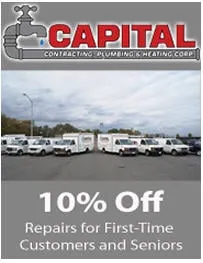 Emergency plumbing repair for homes in Staten Island, NY by Capital Contracting Plumbing & Heating