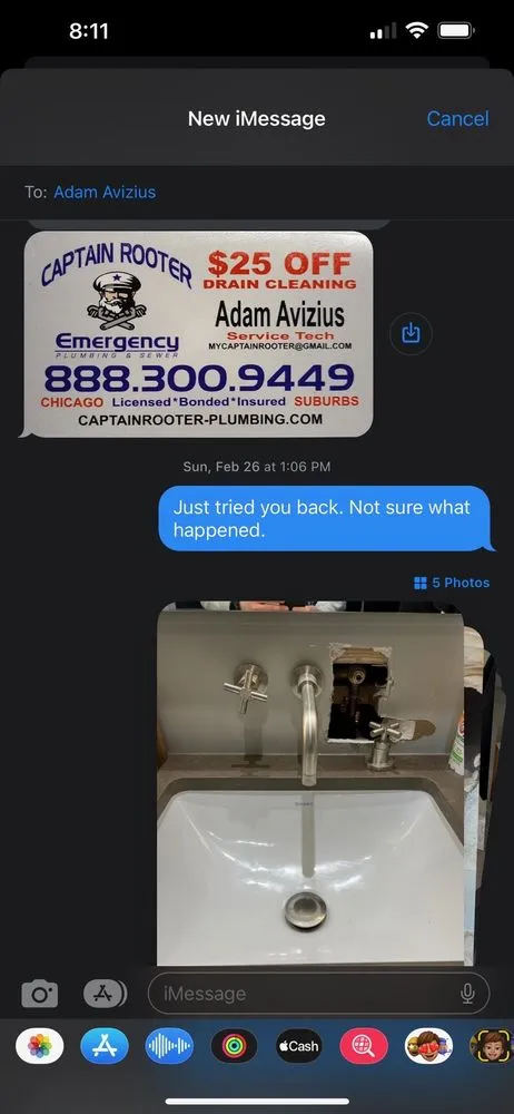 Slide of Captain Rooter Emergency Plumbers Chicago