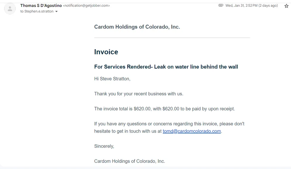 Slide of Cardom Plumbing & Heating