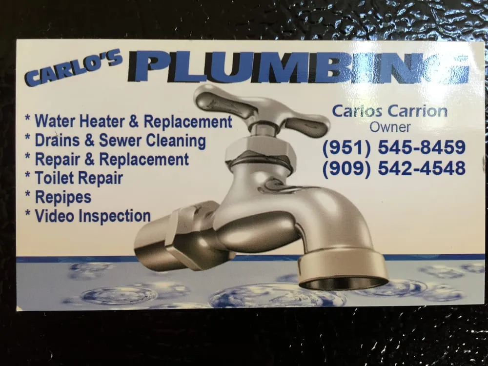 Slide of Carlo's Plumbing