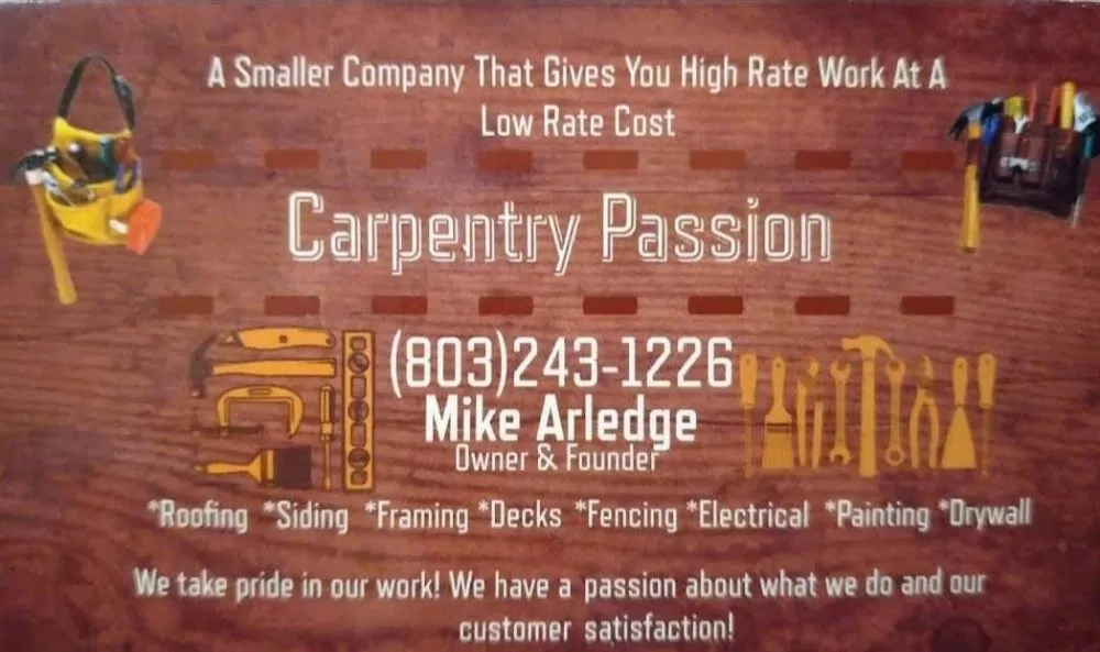 Slide of Carpentry Passion