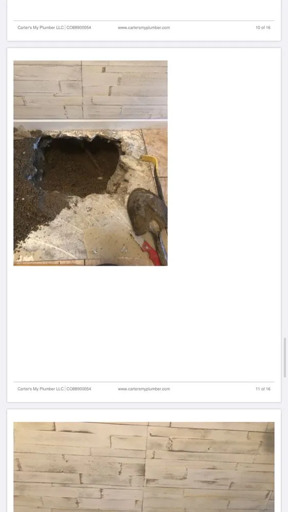 Slide of Carter's My Plumber