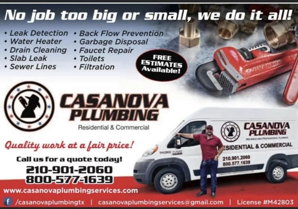 Slide of Casanova Plumbing