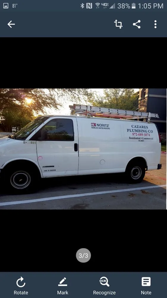 Slide of Cazares Plumbing