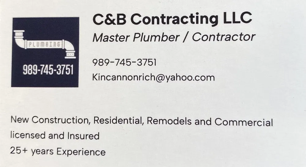 Slide of C&B Contracting Plumbing