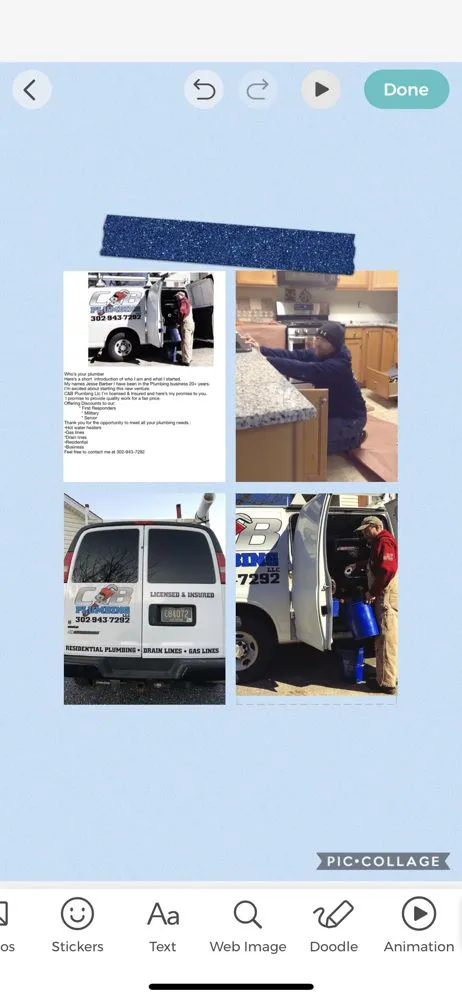 Slide of C&B Plumbing