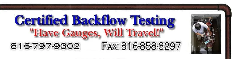 Slide of CBT-Certified Backflow Testing