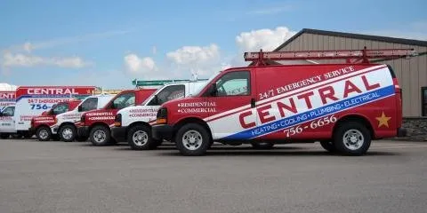 Slide of Central Heating, Cooling, Plumbing and Electrical