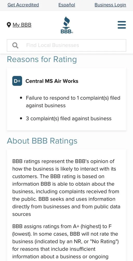 Slide of Central MS Air Works