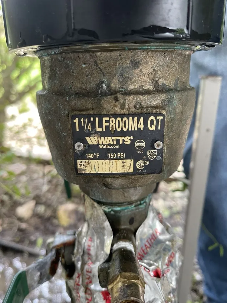 Slide of Central Texas Backflow