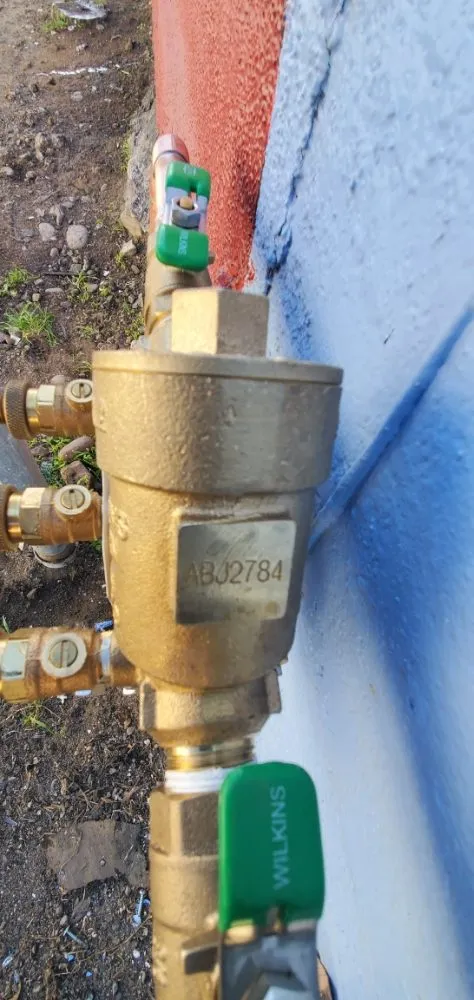 Slide of Certified Backflow Tester