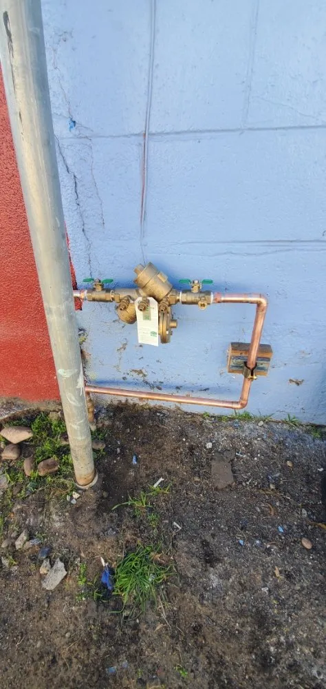 Slide of Certified Backflow Tester
