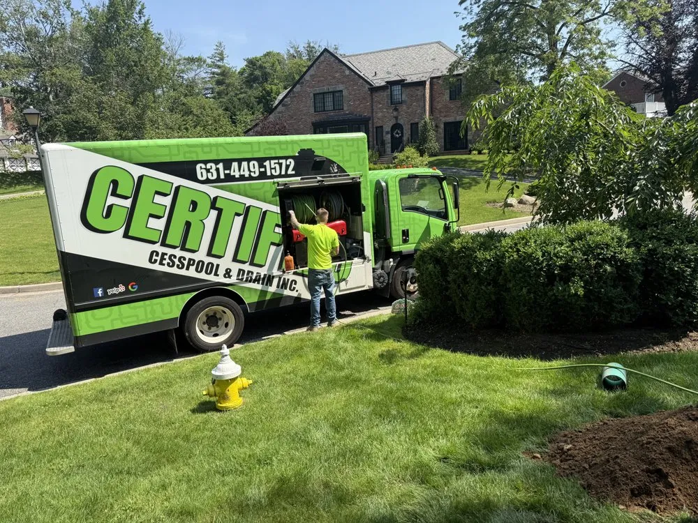 Slide of Certified Cesspool Service Suffolk County | Cesspool Pumping