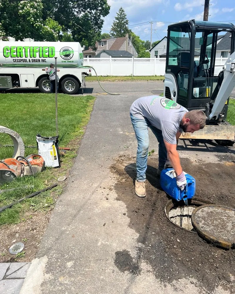 Slide of Certified Cesspool Service Suffolk County | Cesspool Pumping
