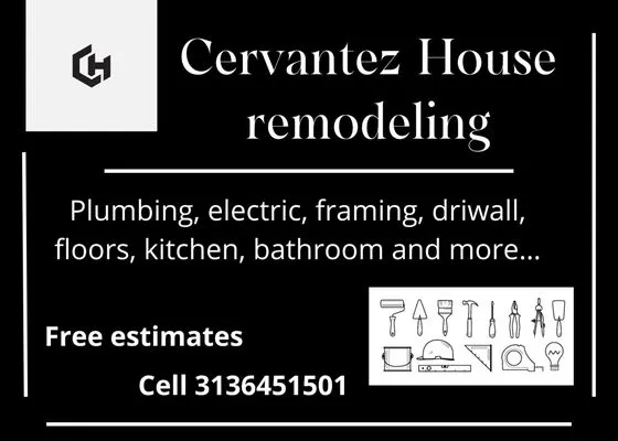 Cervantez House Remodeling Logo