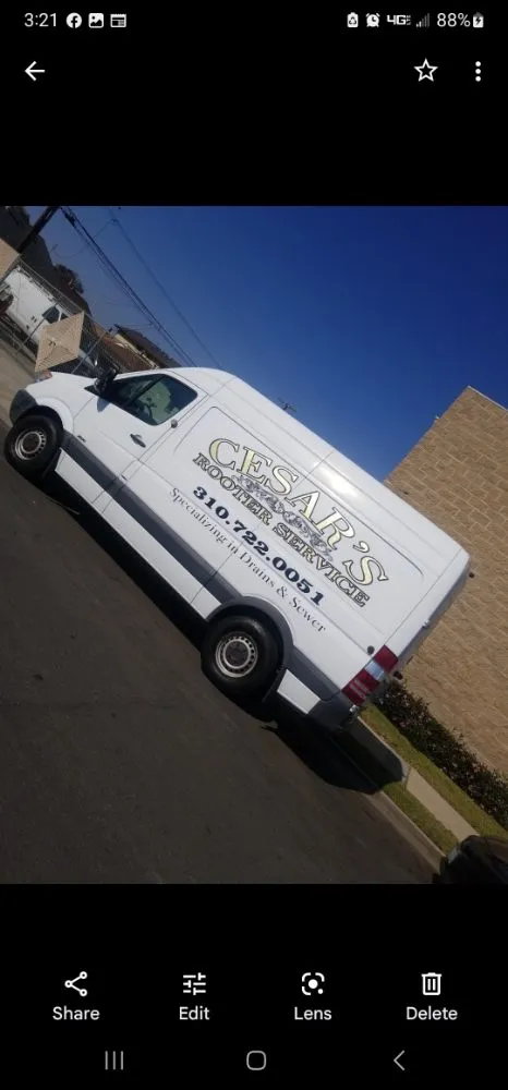 Top-rated water heater service in Torrance, CA by Cesar's Rooter Service