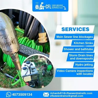 CFL Sewer And Drain Services Logo