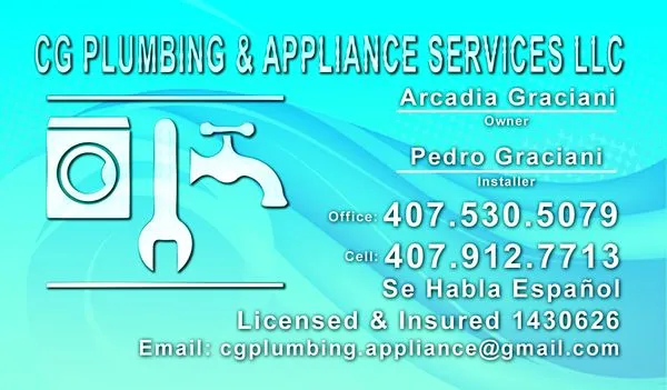 CG Plumbing & Appliance Services Logo