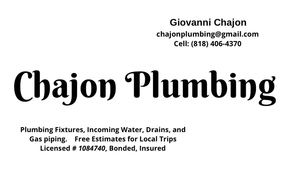 Slide of Chajon Plumbing