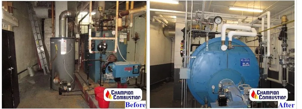 Slide of Champion Combustion Corporation