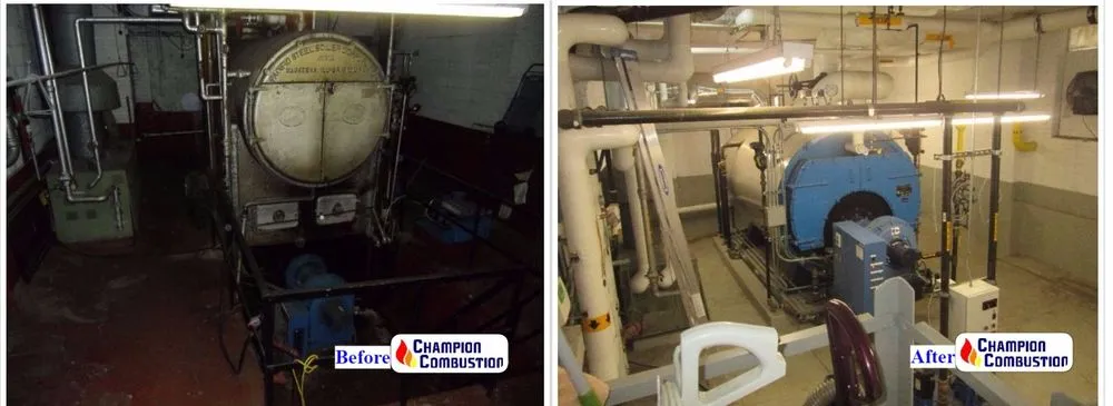 Slide of Champion Combustion Corporation